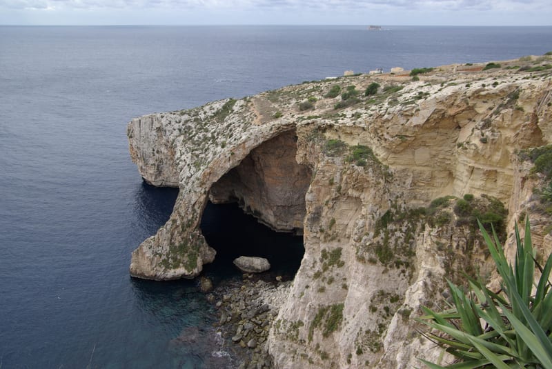 The Blue Grotto sea caves on Malta's south coast